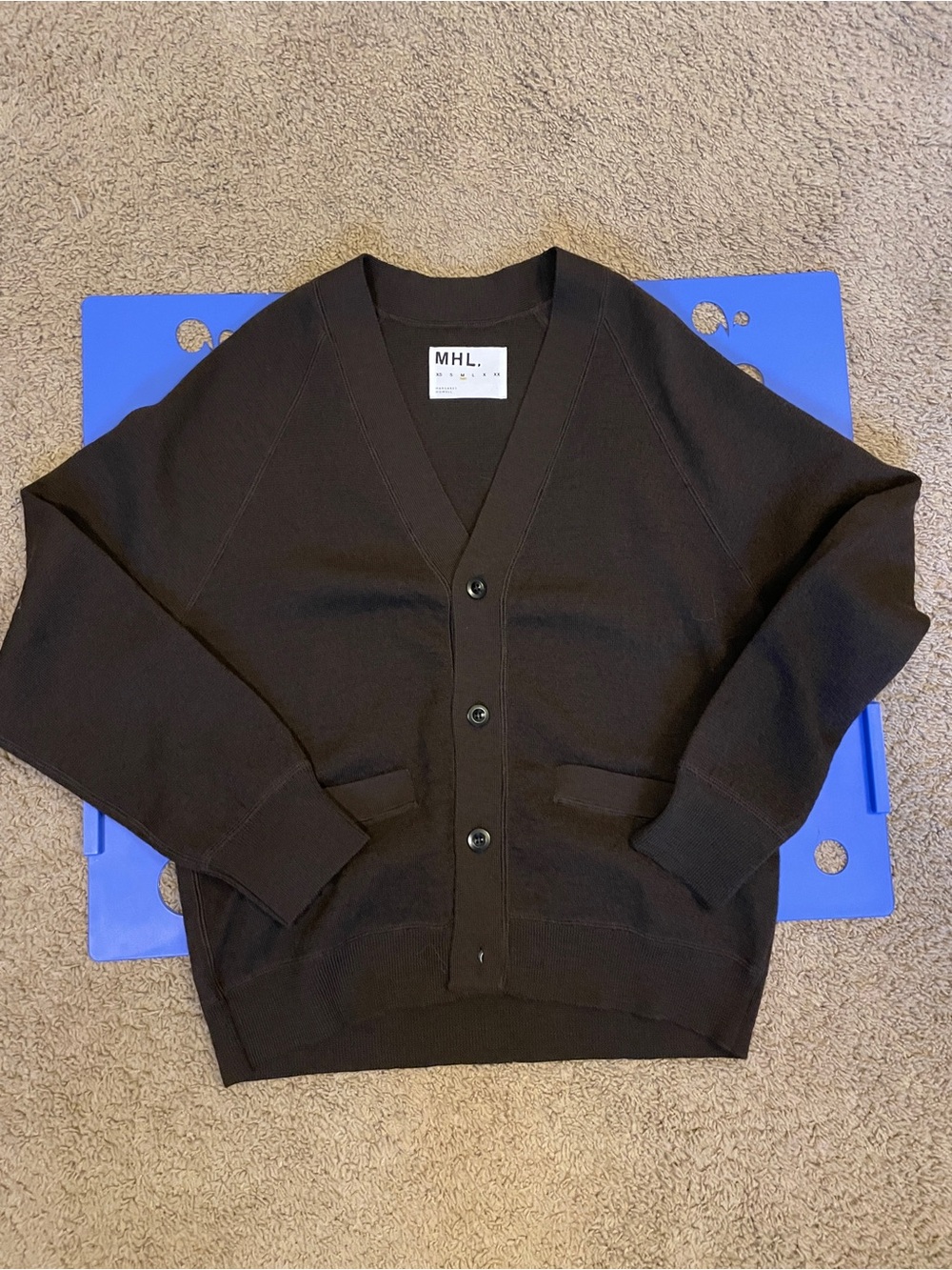 Margaret Howell - MHL - Men's Brown Cardigan